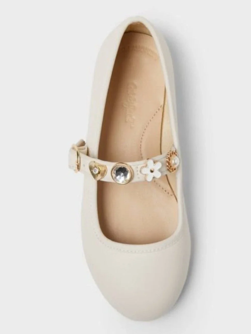 Cat & Jack Kids' Marla Charm Ballet Flats